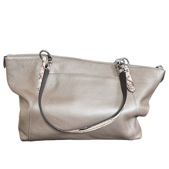 Coach large Metallic Leather Tote - Picture 2 of 16